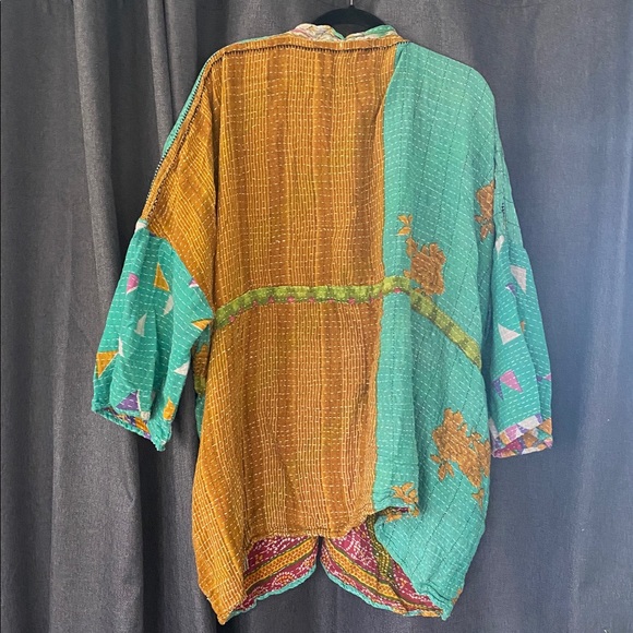 Kantha Bae Shortie Kimono - Picture 4 of 4